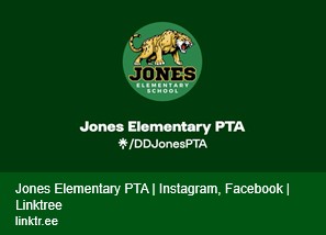  Jones Elementary PTA/DDJonesPTA Instagram, Facebooks, Linktree Image of Jagaur